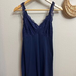 Flora Nikrooz Navy Lace Chemise
